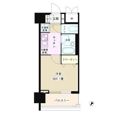 アストリア鶴見の間取り