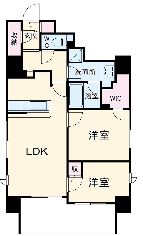 日神パレステージ小田急相模原フロントの間取り