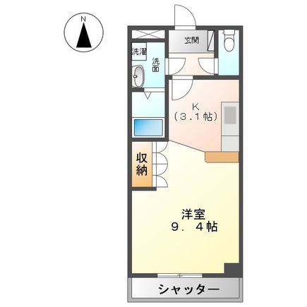 シャイン妙音の間取り