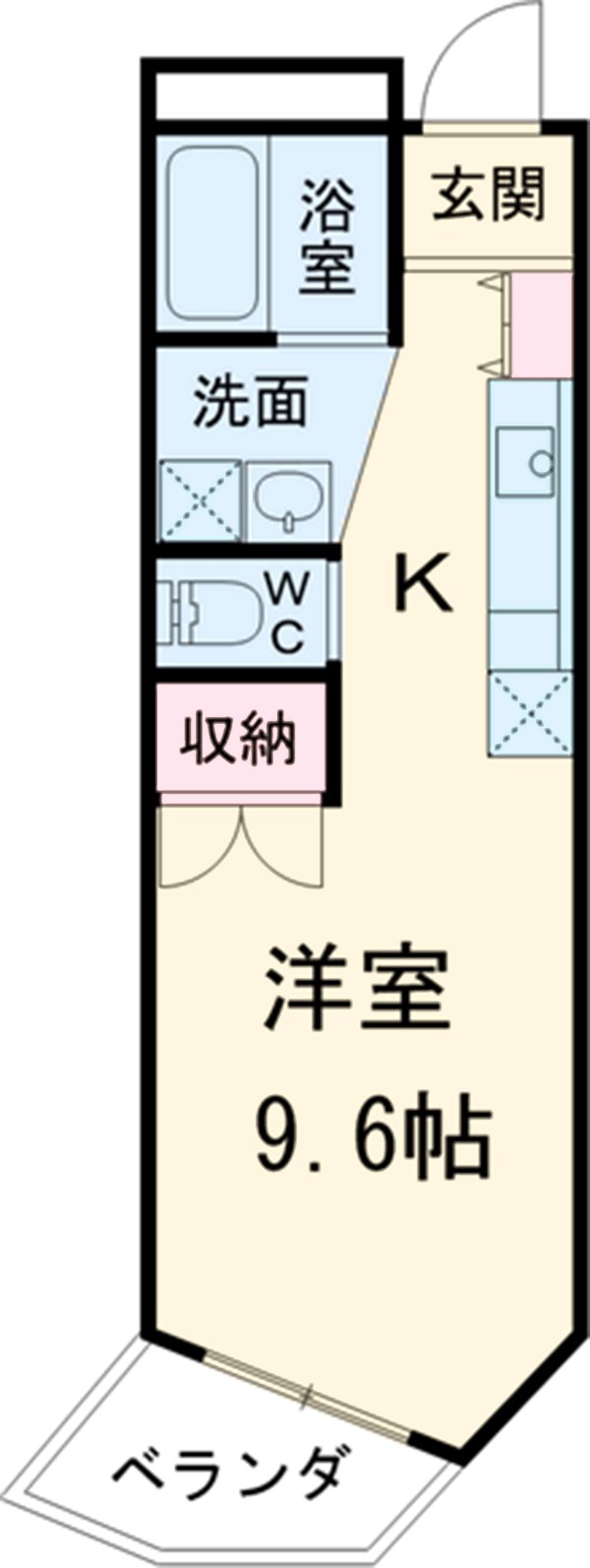新井ビルの間取り