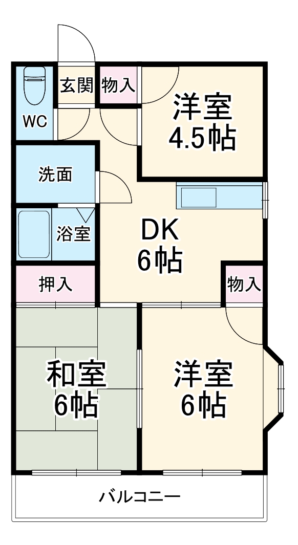 メゾン大原の間取り