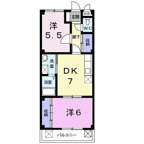エントピア横須賀の間取り