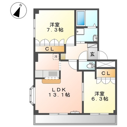 スパイクナードの間取り