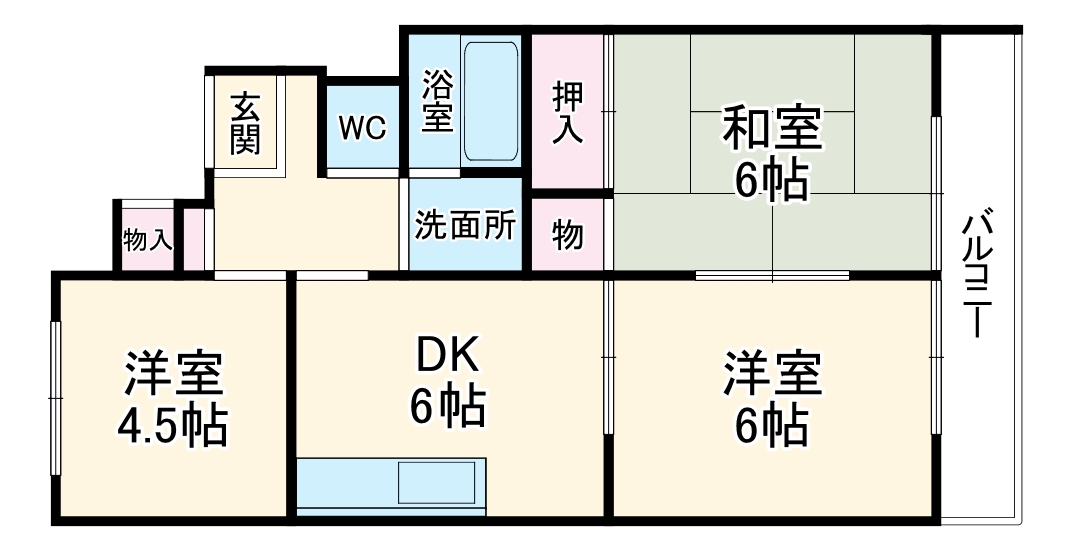 ファミリーハイツの間取り