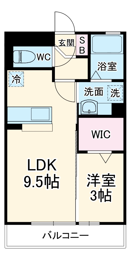カルチェBの間取り
