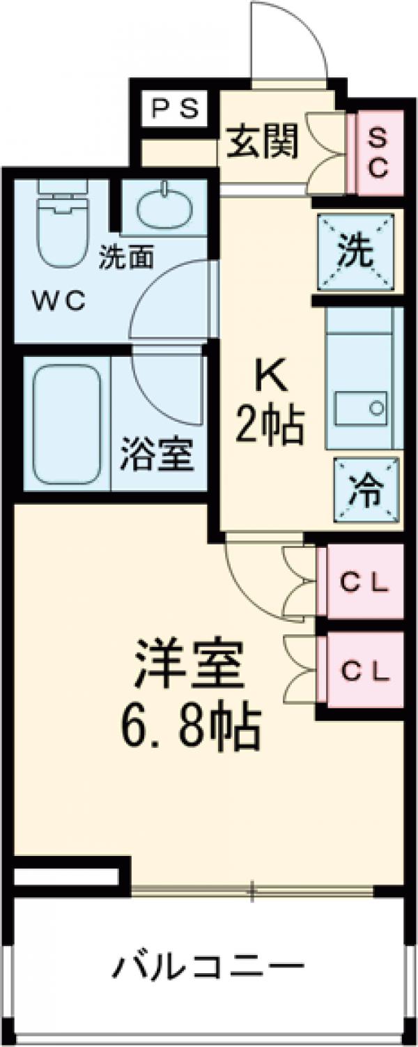 ルヴァン雪谷大塚の間取り