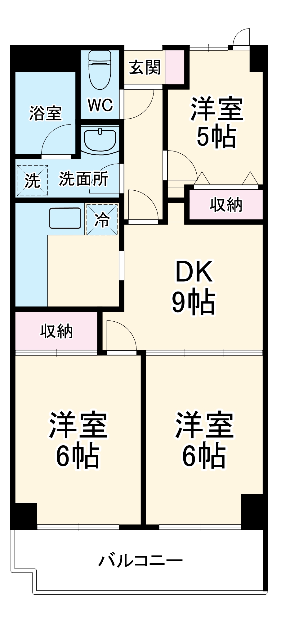 テルス川崎中島レジデンスの間取り