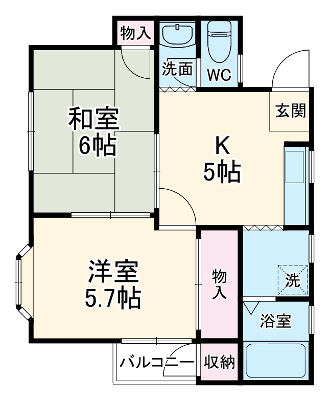 リブ元町の間取り