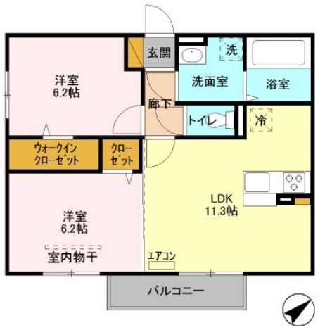 エクラシオールの間取り