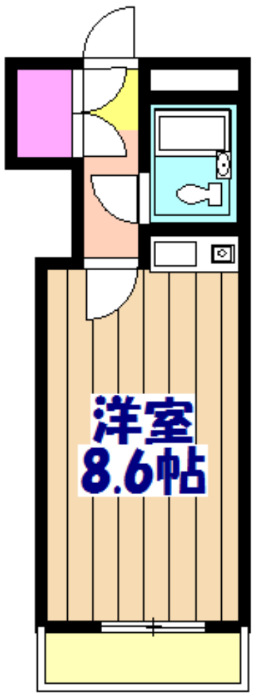 ダイアパレスステーションプラザ船橋の間取り