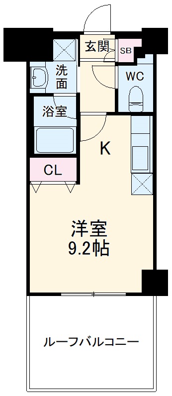 エクラン八芳の間取り