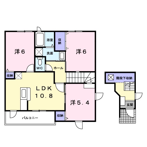 マウントリヴァ2003 Ⅰの間取り