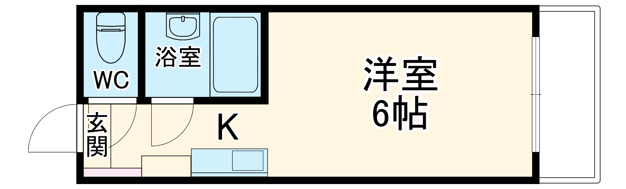 マリンコート浜須賀の間取り