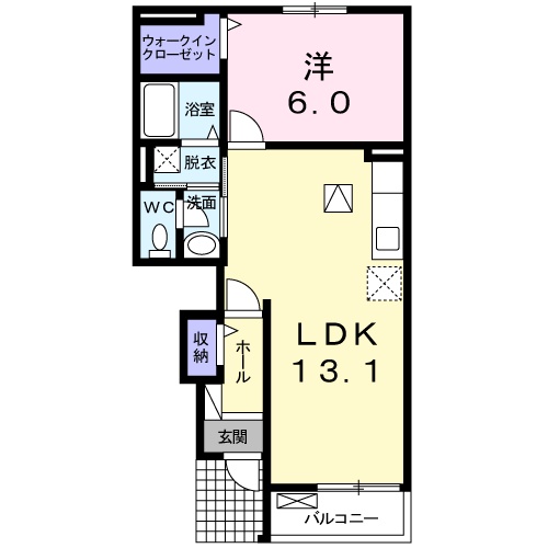 ヴィラ サンライズ ドリームⅢの間取り