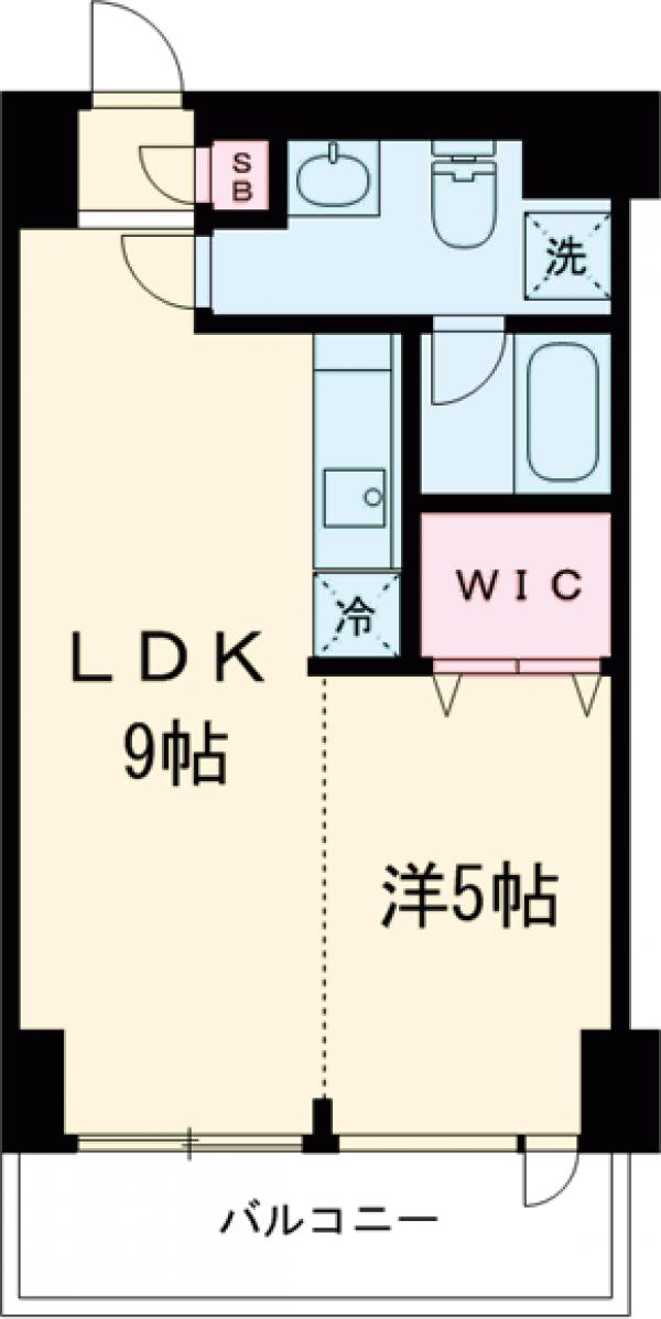 原町田の完工年月(2013年3月)築の賃貸マンションの間取り