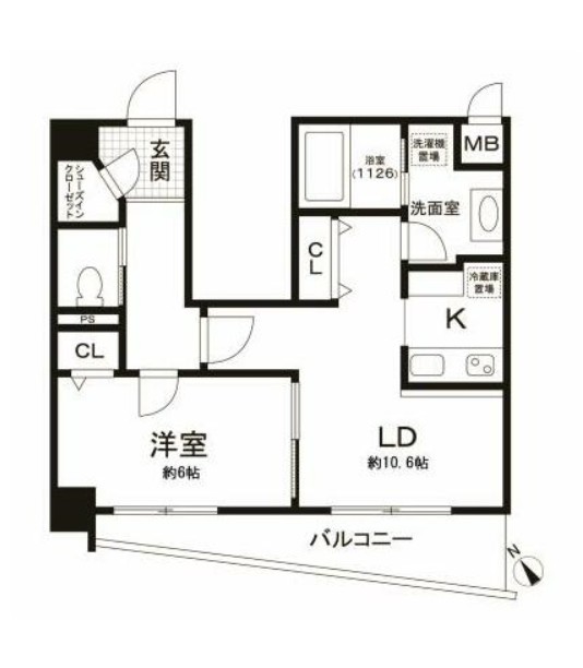 サンタグリュス武蔵小山の間取り