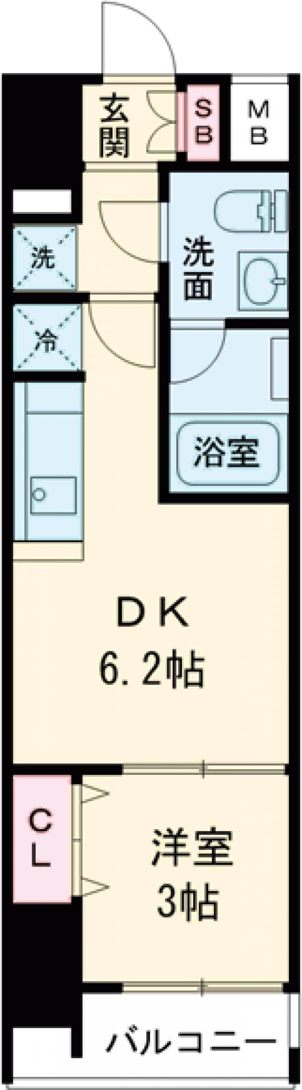 アーバネックス森下Ⅲの間取り