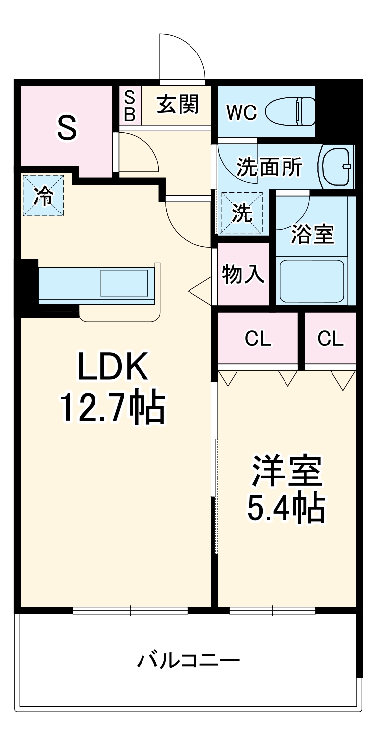 ボヌールKの間取り