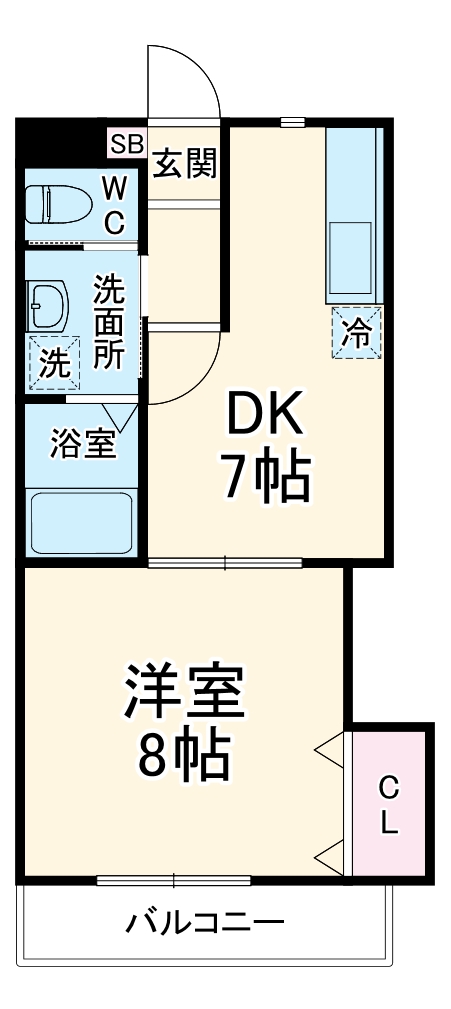 メゾンダジュール10番館の間取り
