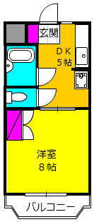 サンルート第一マンションの間取り