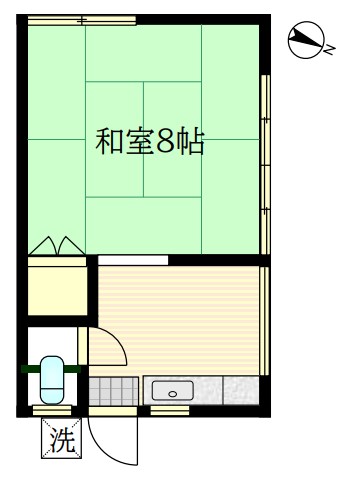 筑波荘の間取り