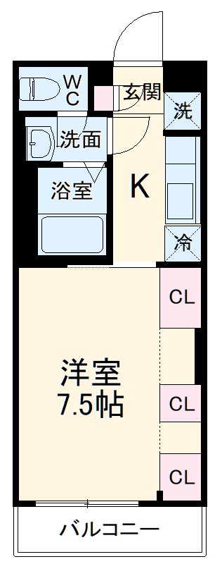 リブリ・桂の間取り