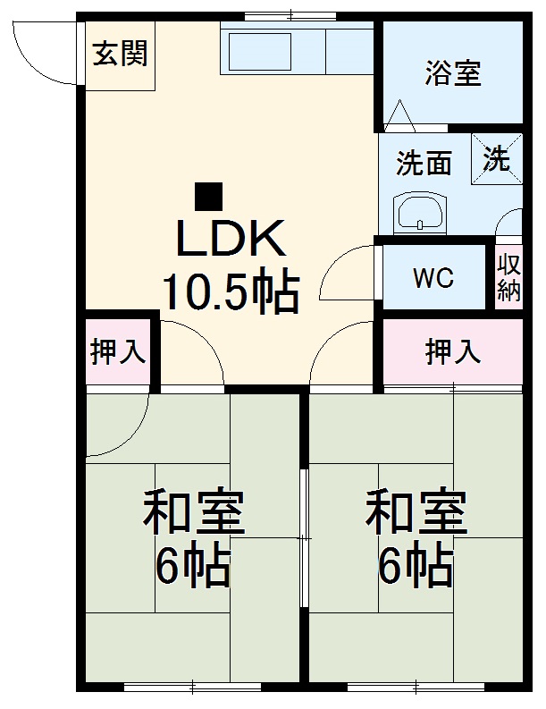 いづみハイツの間取り