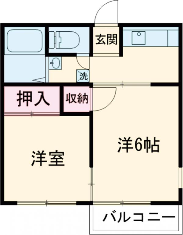 メゾンひなたの間取り