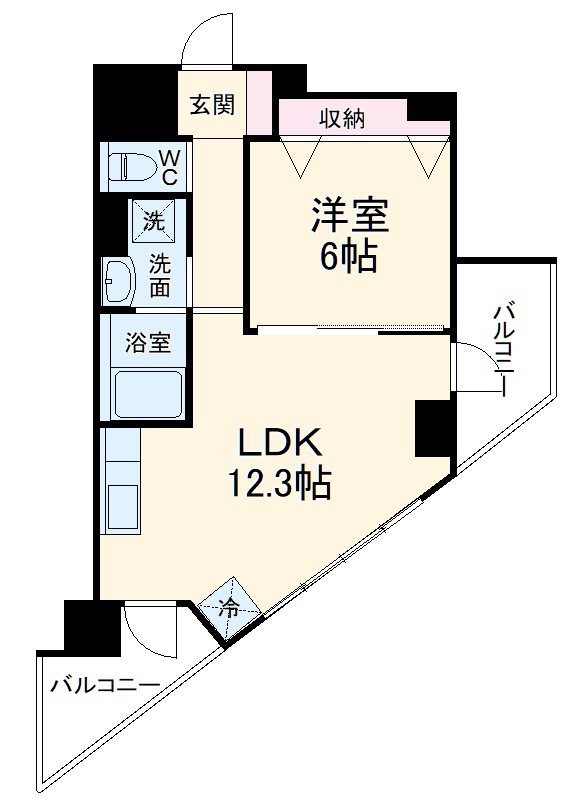 グレイシャスK鵠沼の間取り