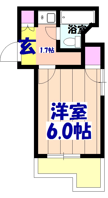 ジュネパレス船橋第３の間取り