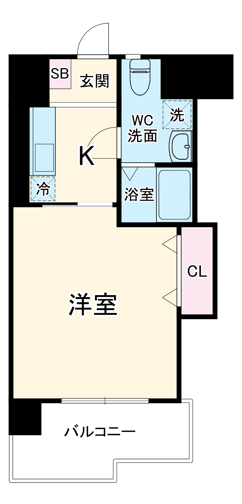 レザンヴェルジェの間取り
