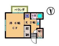 大久保方の間取り