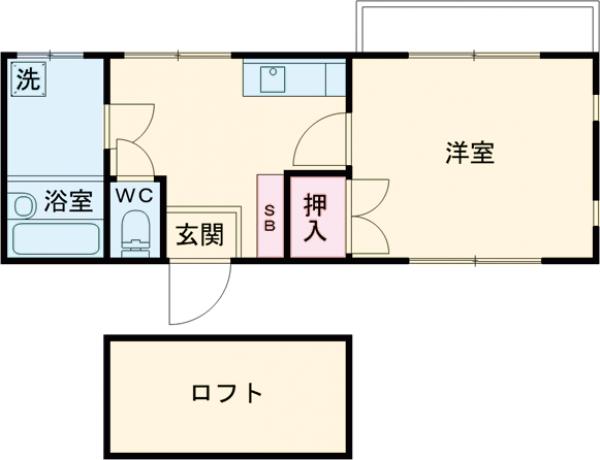 レインボーハイツひさごの間取り