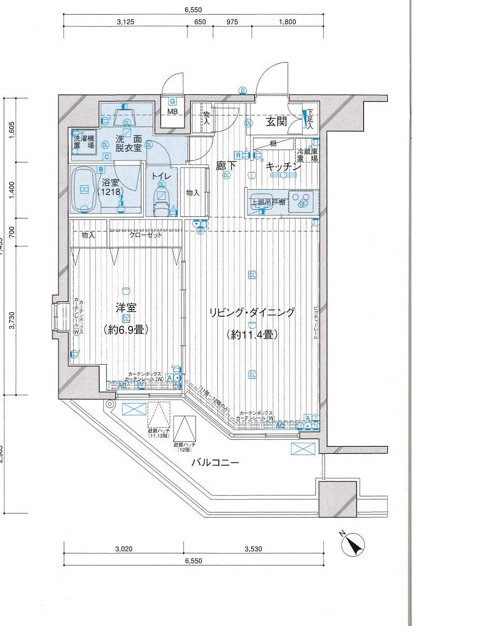 メインステージ王子の間取り