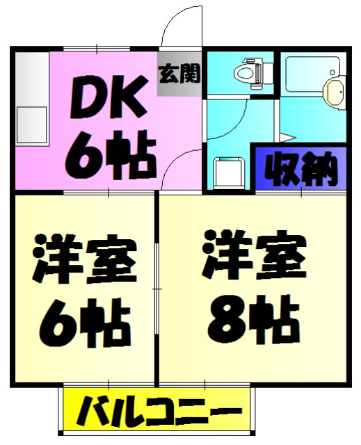 ファミーユ星久喜の間取り