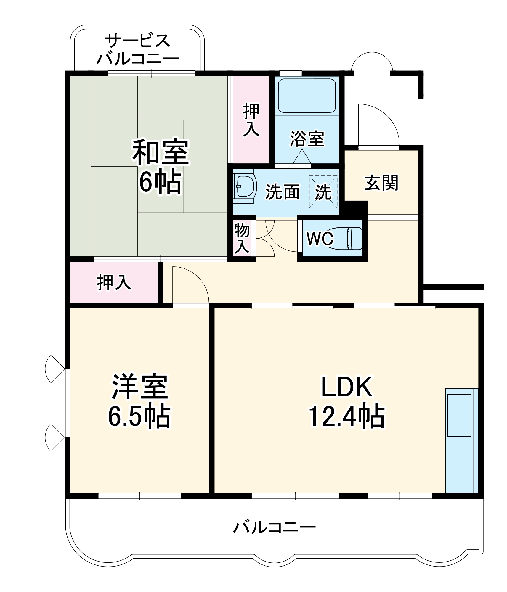 カーサ・フォルテの間取り
