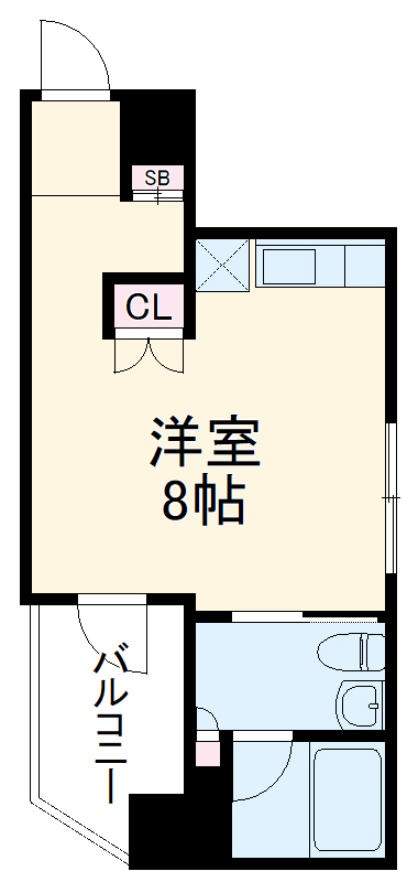 ＡＺＥＮＩＡ・501号室の間取り