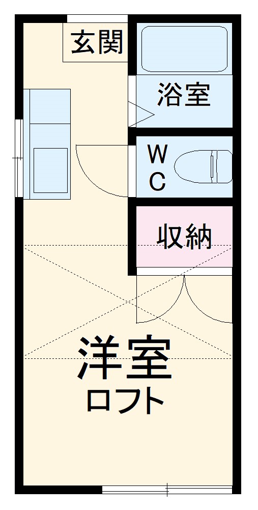 アサヒコーポの間取り