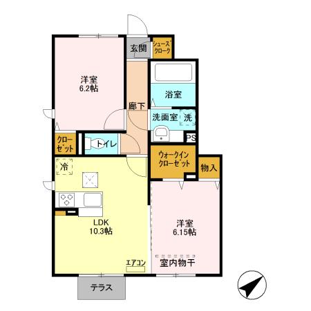 リーフ・ミラーノの間取り