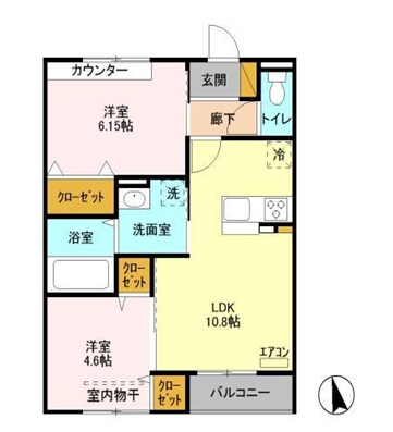 シャトーヒルズの間取り