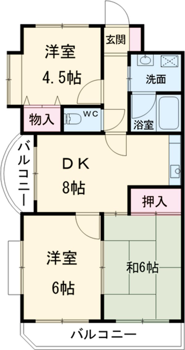 ツインビル野田第1の間取り