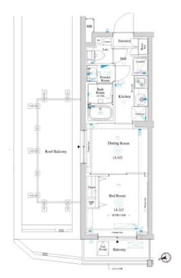 ラティエラ滝野川の間取り