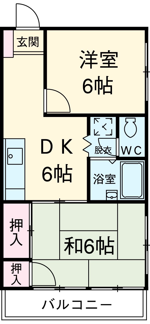なり駒第3ビルの間取り