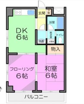 メゾントーヨーの間取り