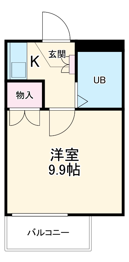 アビタシオン観音寺の間取り