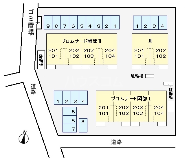 2/3 駐車場
