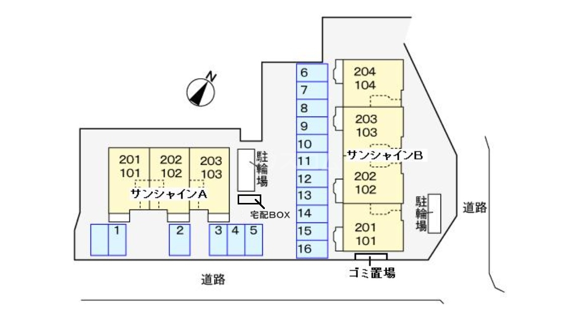 18/23 駐車場