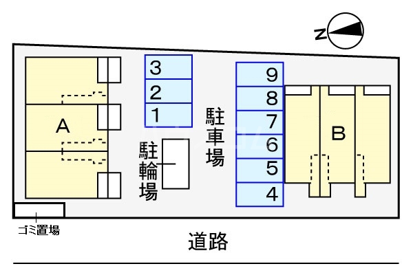 3/9 駐車場