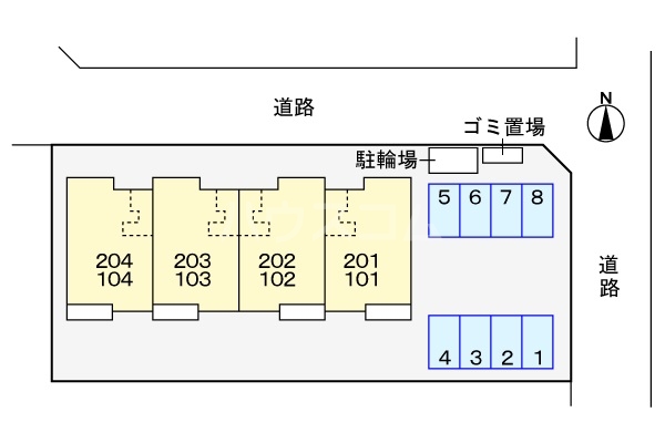 18/22 駐車場