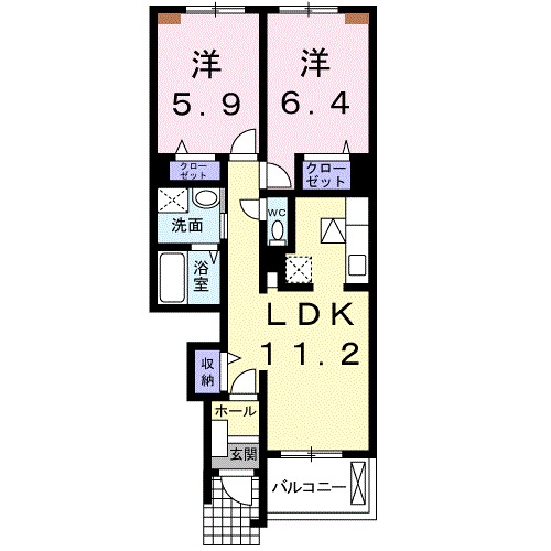エリーゼの間取り